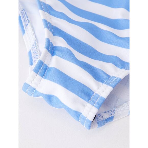 Rylee Faith Designs Girls 4T Rash Guard Swimsuit Print Long Sleeve NWT - Picture 4 of 7